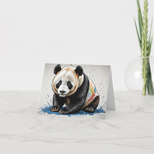 PARDA CORONDASHIMI EN SCHILDERIJEN BEDANKKAART (Voorkant)