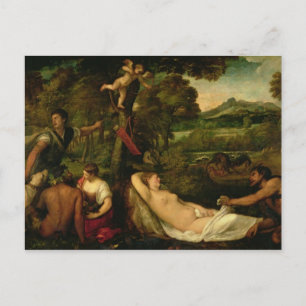 Pardo Venus of Jupiter en Antiope Briefkaart