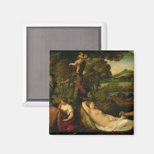 Pardo Venus of Jupiter en Antiope Magneet (Voorkant / Achterkant)