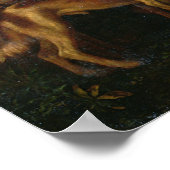 Pardo Venus of Jupiter en Antiope Poster (Hoek)