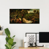 Pardo Venus of Jupiter en Antiope Poster (Thuiskantoor)