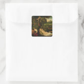 Pardo Venus of Jupiter en Antiope Vierkante Sticker (Tas)