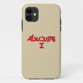 Pardon. Case-Mate iPhone Case (Achterkant)