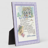 Pardon dit Huis kalligrafie - Audrey Jeanne Fotoplaat (Zijkant)