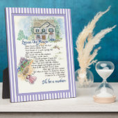 Pardon dit Huis kalligrafie - Audrey Jeanne Fotoplaat (Zijkant)