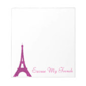 Pardon, Frans Notitieblok (Voorkant)