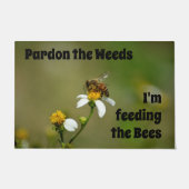 Pardon, het onkruid dat ik aan de bijen voer deurmat (Voorkant)