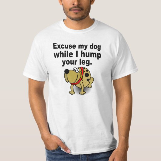 Pardon, hond t-shirt (Voorkant)