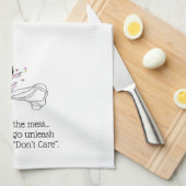 Pardon, ik moest mijn innerlijk ontketenen, geen z theedoek (Quarter Fold)