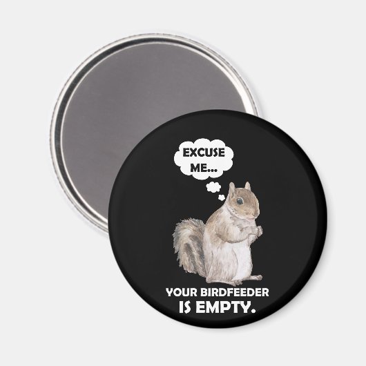 Pardon, je vogel is leeg magneet (Voorkant / Achterkant)