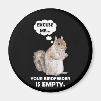 Pardon, je vogel is leeg magneet