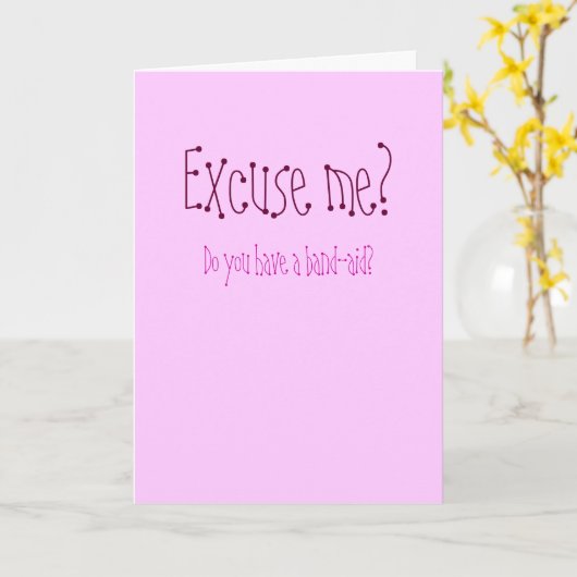 Pardon? Kaart (Gele Bloem)