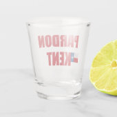 Pardon Kent Shot Glas (Achterkant)