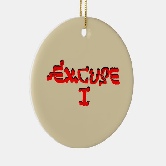 Pardon. Keramisch Ornament (Rechts)