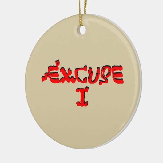 Pardon. Keramisch Ornament (Links)