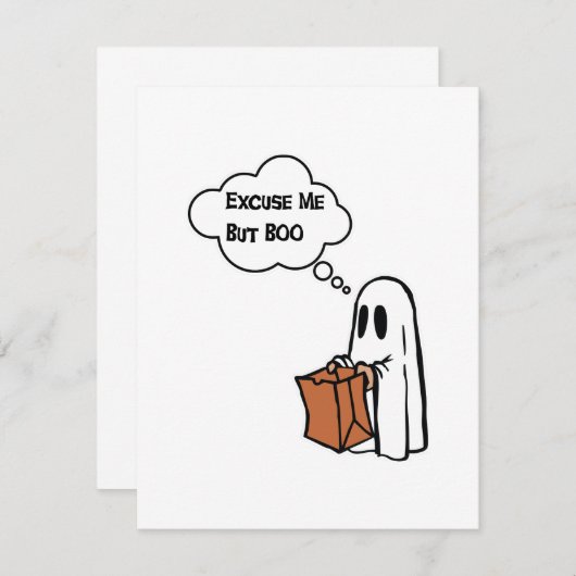 Pardon, maar Boo (Voorkant / Achterkant)