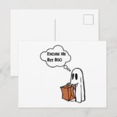 Pardon, maar Boo Briefkaart (Voorkant / Achterkant)