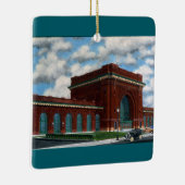 "Pardon Me Boy" by Tom Rock Ceramic Ornament (Rechts)