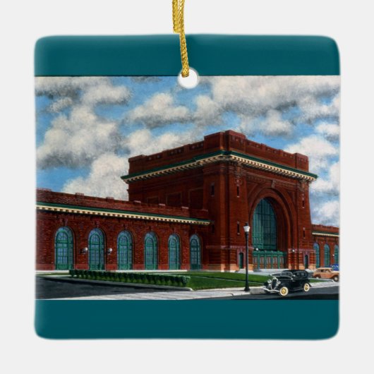 "Pardon Me Boy" by Tom Rock Ceramic Ornament (Voorkant)