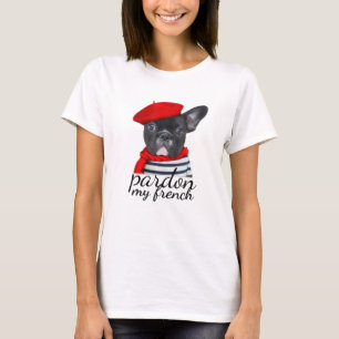 Pardon, mijn franse Bulldog Shirt Cute Frenchie