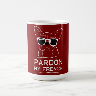 Pardon Mijn Franse Frenchie Bulldog Funny Dog Koffiemok