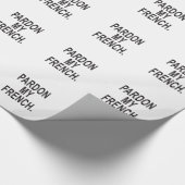 Pardon My French Cadeaupapier (Hoek)