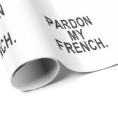 Pardon My French Cadeaupapier (Rol Hoek)