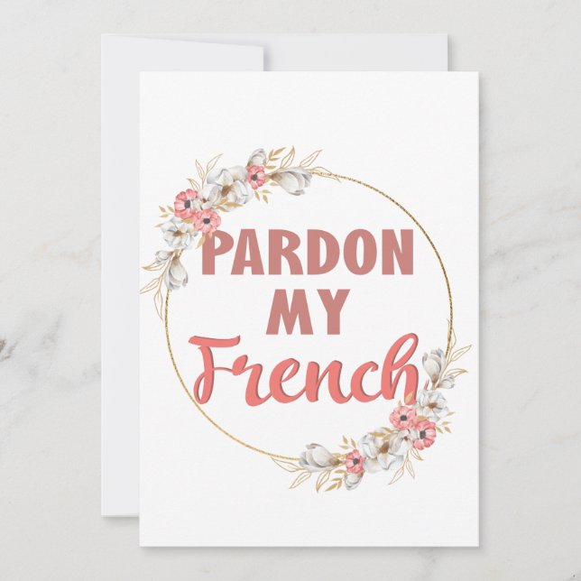 Pardon My French - Funny French (Voorkant)