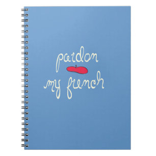 Pardon My French met Beret Notitieboek