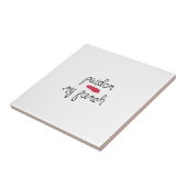 Pardon My French met Beret Tegeltje (Zijkant)