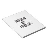 Pardon My French Notitieblok (Schuin)