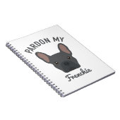 Pardon my Frenchie Notitieboek (Rechterzijde)