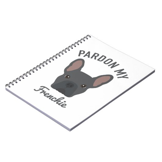 Pardon my Frenchie Notitieboek (Linkerzijde)