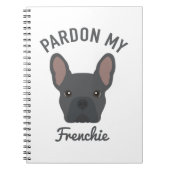 Pardon my Frenchie Notitieboek (Voorkant)