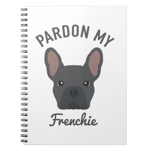 Pardon my Frenchie Notitieboek (Voorkant)