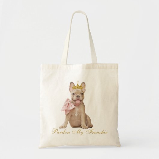Pardon My Frenchie Tote Bag (Voorkant)