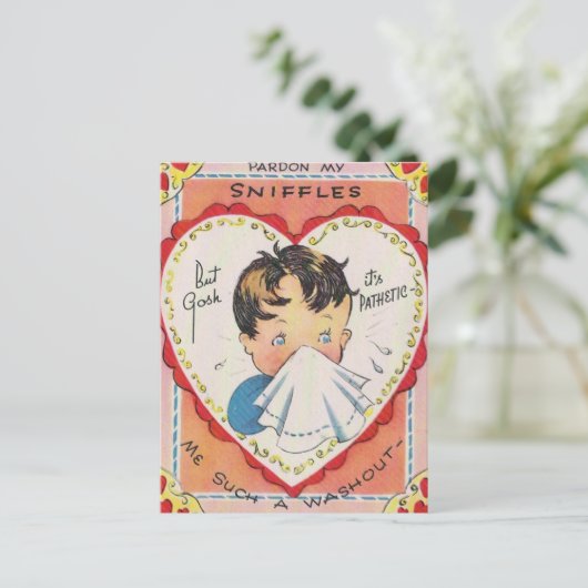 Pardon My Sniffels Briefkaart (Staand voorkant)