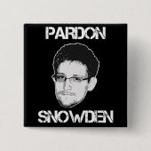 Pardon Snowden Button (Voorkant)