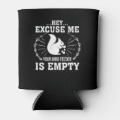 Pardon, vogelvoeder is lege eekhoorn blikjeskoeler (Voorkant)