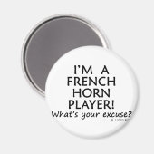 Pardon voor Horn Player Magneet (Voorkant / Achterkant)