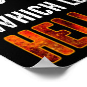 Pardon, welk niveau van de hel is dit? poster (Hoek)