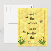 Pardon wieds Fun Garden Quote Briefkaart (Voorkant / Achterkant)