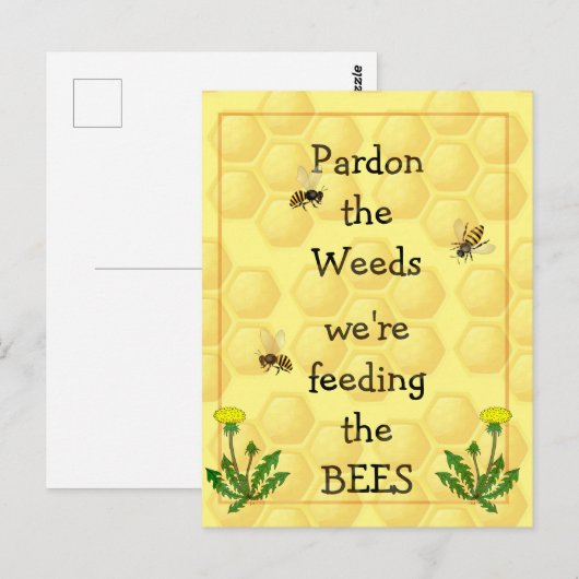 Pardon wieds Fun Garden Quote Briefkaart (Voorkant / Achterkant)