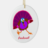 Pardoned Turkey X-mas Ornament (Rechts)