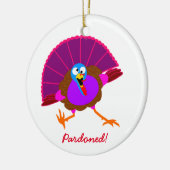 Pardoned Turkey X-mas Ornament (Links)