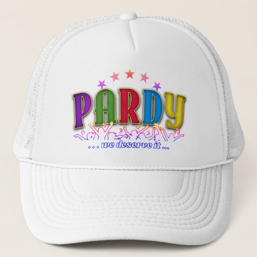 PARDY Carnaval Trucker Pet (Voorkant)