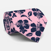  Pareau Hawaiian Hibiscus, dubbelzijdig bedrukt Stropdas (Opgerold)