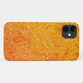 Parede defeituosa com textura amarela e laranja Case-Mate iPhone case (Achterkant (horizontaal))