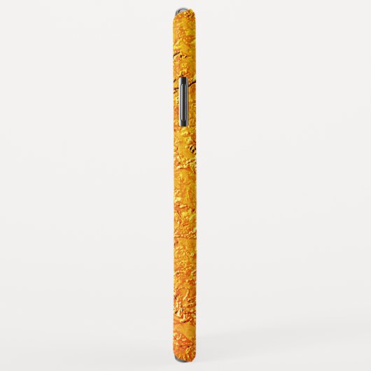 Parede defeituosa com textura amarela e laranja Case-Mate iPhone case (Achterkant/rechts)