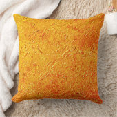 Parede defeituosa com textura amarela e laranja kussen (Deken)